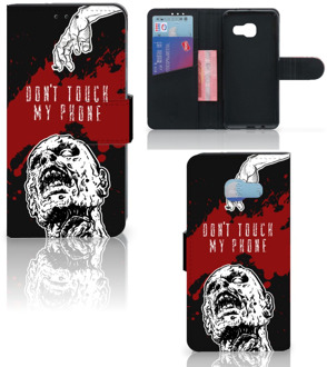 B2Ctelecom Samsung Galaxy A3 2017 Bookcase Hoesje Design Zombie Blood