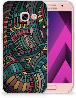 B2Ctelecom Samsung Galaxy A3 2017 TPU siliconen Hoesje Design Aztec