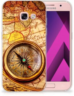 B2Ctelecom Samsung Galaxy A3 2017 TPU siliconen Hoesje Design Kompas