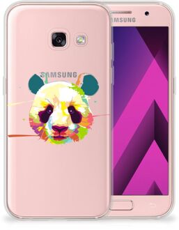 B2Ctelecom Samsung Galaxy A3 2017 TPU siliconen Hoesje Design Panda Color
