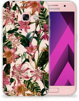 B2Ctelecom Samsung Galaxy A3 2017 TPU siliconen Hoesje Flowers