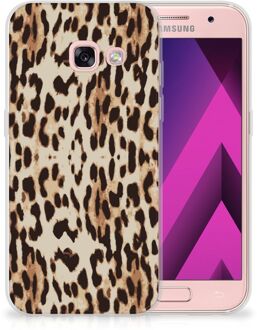 B2Ctelecom Samsung Galaxy A3 2017 TPU siliconen Hoesje Leopard