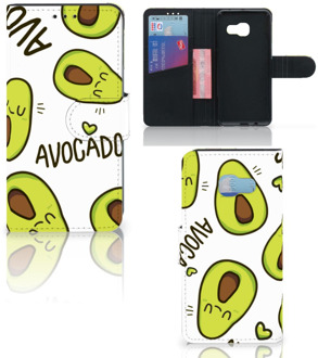 B2Ctelecom Samsung Galaxy A3 2017 Uniek Bookcase Hoesje Avocado Singing