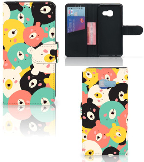 B2Ctelecom Samsung Galaxy A3 2017 Uniek Bookcase Hoesje Bears