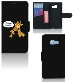 B2Ctelecom Samsung Galaxy A3 2017 Uniek Bookcase Hoesje Giraffe