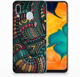 B2Ctelecom Samsung Galaxy A30 | A20 TPU Hoesje Design Aztec