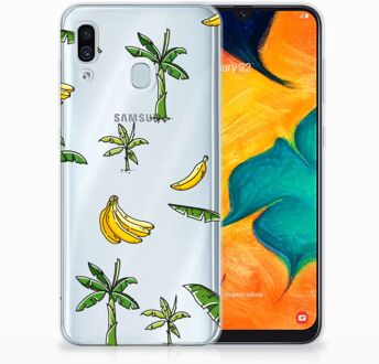 B2Ctelecom Samsung Galaxy A30 | A20 TPU Hoesje Design Banana Tree