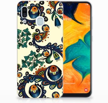 B2Ctelecom Samsung Galaxy A30 | A20 TPU Hoesje Design Barok Flower