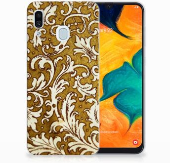 B2Ctelecom Samsung Galaxy A30 | A20 TPU Hoesje Design Barok Goud