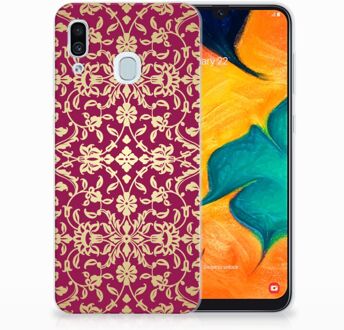 B2Ctelecom Samsung Galaxy A30 | A20 TPU Hoesje Design Barok Pink