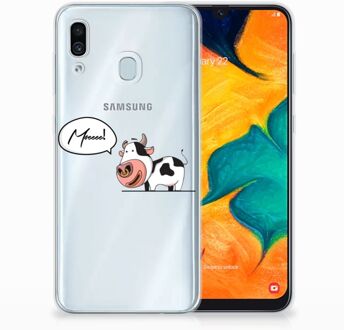 B2Ctelecom Samsung Galaxy A30 | A20 TPU Hoesje Design Cow