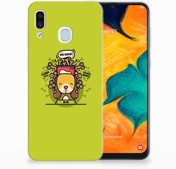 B2Ctelecom Samsung Galaxy A30 | A20 TPU Hoesje Design Doggy Biscuit