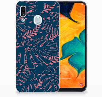 B2Ctelecom Samsung Galaxy A30 | A20 TPU Hoesje Design Palm Leaves