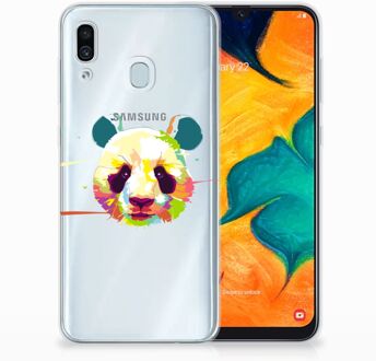 B2Ctelecom Samsung Galaxy A30 | A20 TPU Hoesje Design Panda Color