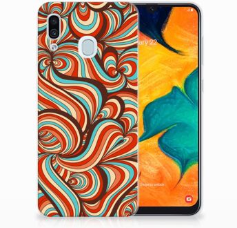 B2Ctelecom Samsung Galaxy A30 | A20 TPU Hoesje Design Retro