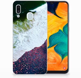 B2Ctelecom Samsung Galaxy A30 | A20 TPU Hoesje Design Sea in Space