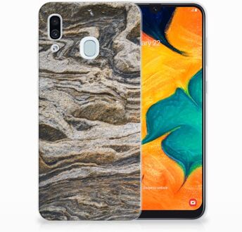 B2Ctelecom Samsung Galaxy A30 | A20 TPU Hoesje Design Steen