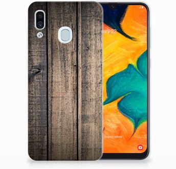 B2Ctelecom Samsung Galaxy A30 | A20 TPU Hoesje Design Steigerhout