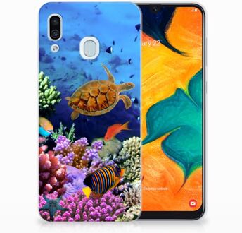 B2Ctelecom Samsung Galaxy A30 | A20 TPU Hoesje Design Vissen