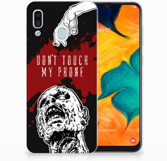 B2Ctelecom Samsung Galaxy A30 | A20 TPU Hoesje Design Zombie Blood