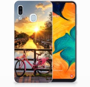 B2Ctelecom Samsung Galaxy A30 | A20 Uniek TPU Hoesje Amsterdamse Grachten