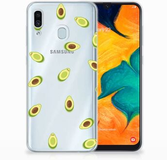 B2Ctelecom Samsung Galaxy A30 | A20 Uniek TPU Hoesje Avocado