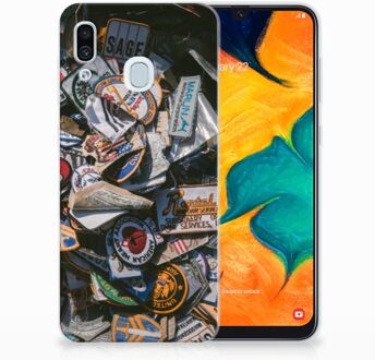 B2Ctelecom Samsung Galaxy A30 | A20 Uniek TPU Hoesje Badges