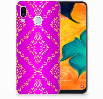 B2Ctelecom Samsung Galaxy A30 | A20 Uniek TPU Hoesje Barok Roze