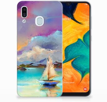 B2Ctelecom Samsung Galaxy A30 | A20 Uniek TPU Hoesje Boat