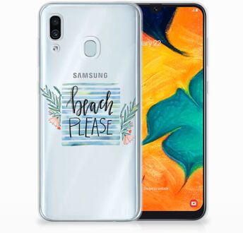 B2Ctelecom Samsung Galaxy A30 | A20 Uniek TPU Hoesje Boho Beach