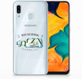 B2Ctelecom Samsung Galaxy A30 | A20 Uniek TPU Hoesje Boho Bottle