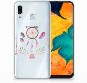 B2Ctelecom Samsung Galaxy A30 | A20 Uniek TPU Hoesje Boho Dreamcatcher