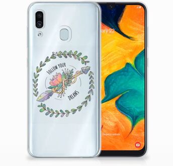 B2Ctelecom Samsung Galaxy A30 | A20 Uniek TPU Hoesje Boho Dreams