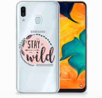 B2Ctelecom Samsung Galaxy A30 | A20 Uniek TPU Hoesje Boho Stay Wild