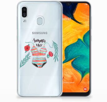 B2Ctelecom Samsung Galaxy A30 | A20 Uniek TPU Hoesje Boho Summer