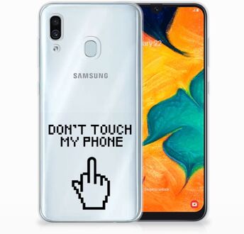 B2Ctelecom Samsung Galaxy A30 | A20 Uniek TPU Hoesje Finger DTMP