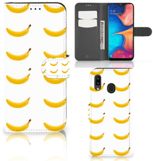 B2Ctelecom Samsung Galaxy A30 Book Cover Banana