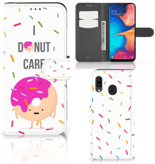 B2Ctelecom Samsung Galaxy A30 Book Cover Donut Roze