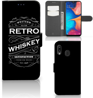 B2Ctelecom Samsung Galaxy A30 Book Cover Whiskey