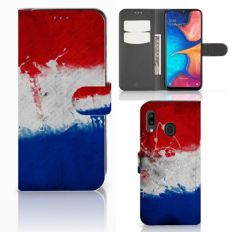 B2Ctelecom Samsung Galaxy A30 Bookstyle Case Nederlandse Vlag