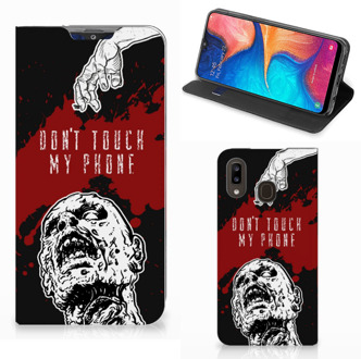 B2Ctelecom Samsung Galaxy A30 Design Case Zombie Blood