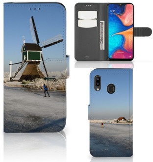 B2Ctelecom Samsung Galaxy A30 Flip Cover Schaatsers Friesland