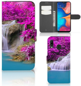 B2Ctelecom Samsung Galaxy A30 Flip Cover Waterval