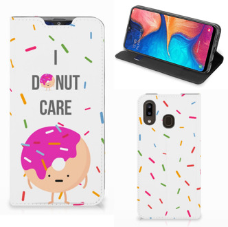 B2Ctelecom Samsung Galaxy A30 Flip Style Cover Donut Roze