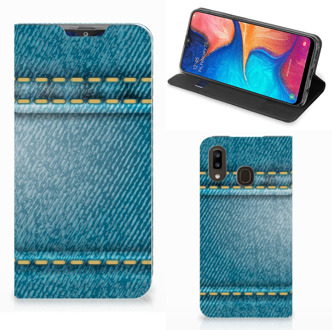 B2Ctelecom Samsung Galaxy A30 Hippe Standcase Jeans