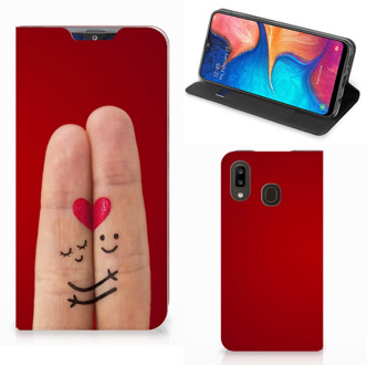 B2Ctelecom Samsung Galaxy A30 Hippe Standcase Liefde