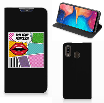 B2Ctelecom Samsung Galaxy A30 Hippe Standcase Popart Princess