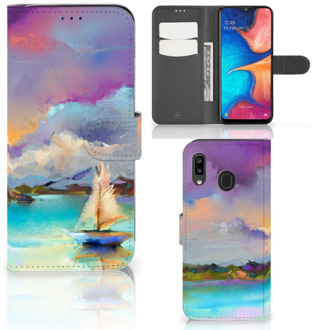 B2Ctelecom Samsung Galaxy A30 Hoesje Boat