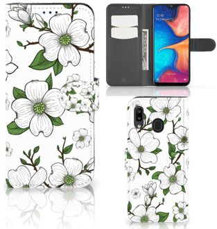 B2Ctelecom Samsung Galaxy A30 Hoesje Dogwood Flowers