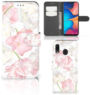 B2Ctelecom Samsung Galaxy A30 Hoesje Lovely Flowers